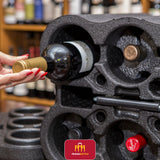 Transbottle Para 6 Garrafas + Mala Exclusiva de Transporte Segurança Para Garrafas Anti Impacto